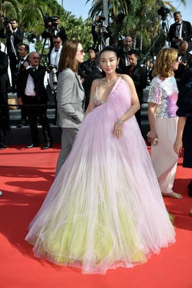 75th Cannes Film Festival 2022, red carpet film Triangle Of Sadness. Pictured Jessica Wang  Copyright: xSimonexComix xipa-agency.netx xVeneziax2020x