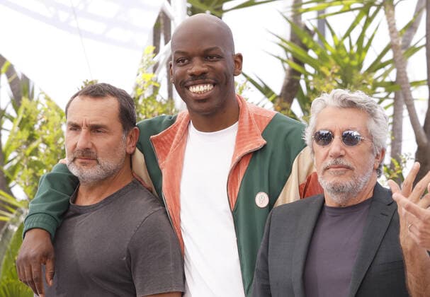 May 21, 2022, Cannes, France: Gilles Lellouche, Jean-Pascal Zadi, Alain Chabat attends the photocall for Smoking Causes Coughing (Fumer Fait Tousser) during the 75th annual Cannes film festival at Palais des Festivals on May 21, 2022 in Cannes, France. Cannes France - ZUMAs181 20220521_zea_s181_045 Copyright: xImagespacex