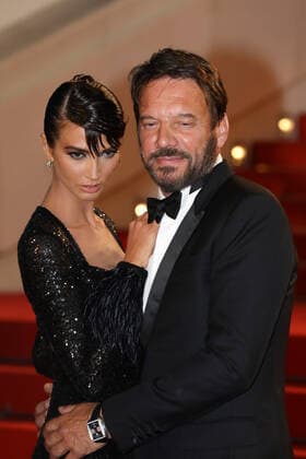 May 22, 2022, Cannes, Cote d Azur, France: STEFANIA CRISTIAN and jury member SAMUEL LE BIHAN attend the R.M.N. screening during 75th annual Cannes Film Festival Cannes France - ZUMAc179 20220522_zep_c179_011 Copyright: xMickaelxChavetx