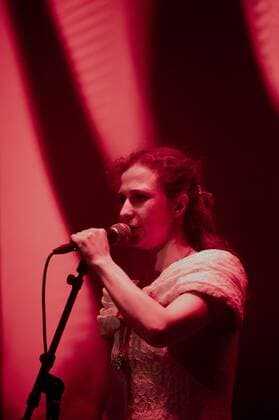 2022 05 21 20 52 05 AMSTERDAM Band member Maria Alyochina, who escaped from Russia, during a concert by the Russian activist art collective Pussy Riot at the Q Factory ANP EVERT ELZINGA netherlands out belgium out  Copyright: xx x448993489x originalFilename: 448993489.jpg
