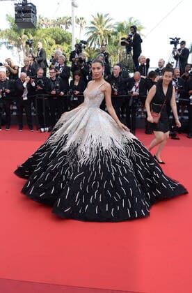 May 21, 2022, CANNES, France: CANNES, FRANCE - MAY 21: Michelle Salas attends the screening of Triangle Of Sadness during the 75th annual Cannes film festival at Palais des Festivals on May 21, 2022 in Cannes, France. CANNES France - ZUMAi09_ 20220521_zaf_i09_021 Copyright: xFrederickxInjimbertx