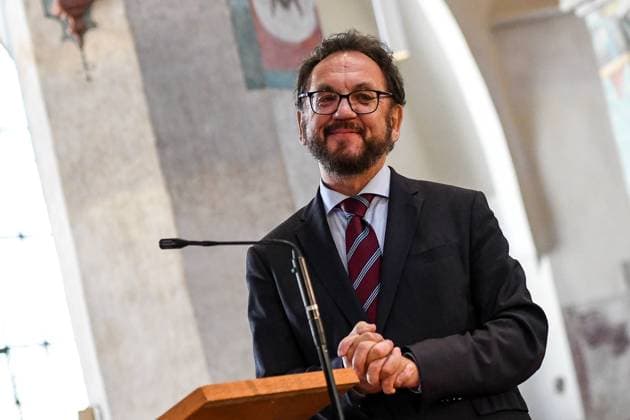 GER, Award of the Memminger Freedom Award 1525 to Prof Dr Heribert Prantl 21 05 2022, Church St Martin, Memmingen, GER, Award of the Memminger Freedom Award 1525 to Prof Dr Heribert Prantl, nordphoto GmbHxHafner nph00200