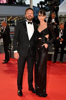 75eme Festival International du Film de Cannes. Montee des marches du film R.N.M . Festival de Cannes 2022 - The 75th annual Cannes film festival 2022 in Cannes 280513 2022-05-21 Cannes France Le Bihan, Samuel; Christian, Stefania  Copyright: xL.Urmanx xStarfacex STAR_280513_007