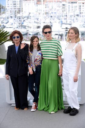 75th Cannes film festival 2022, Photocall film Marcel!. Pictured: Jasmine Trinca, Alba Rohrwacher, Giovanna Ralli, Maayane Conti  Copyright: xAlbertoxTerenghi Cannesx2022x xix xVenezia2020x
