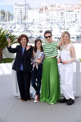 75th Cannes film festival 2022, Photocall film Marcel!. Pictured: Jasmine Trinca, Alba Rohrwacher, Giovanna Ralli, Maayane Conti  Copyright: xAlbertoxTerenghi Cannesx2022x xix xVenezia2020x
