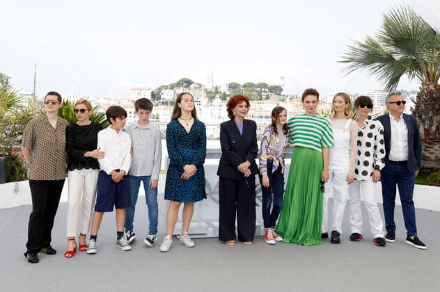 Francesca Manieri, Daria D™Antonio, Giordano Mastandrea, Leonardo Spagnoletti, Elsa Rotundi, Giovanna Ralli, Maayane Conti, Jasmin Trinca, Alba Rohrwacher, Guest and Paolo Del Brocco at the photocall for the feature film Marcel at the Festival de Cannes 2022 75 Cannes International Film Festival at the Palais des Festivals Cannes, 22 05 2022. Foto:xD.xBedrosianx xFuturexImage