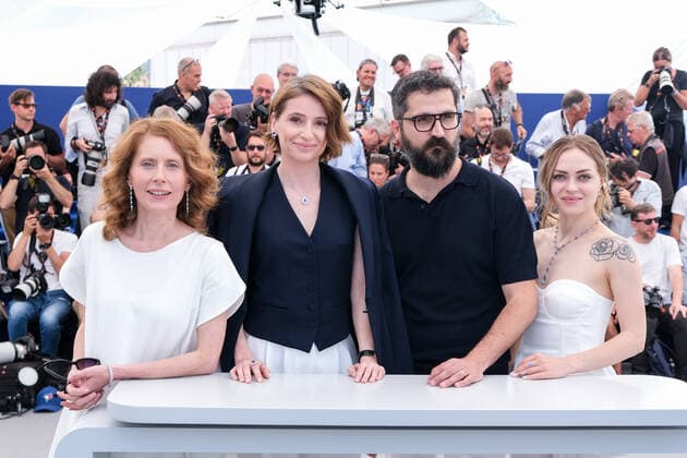 75eme Festival International du Film de Cannes. Photocall du film R.N.M . 75th International Cannes Film Festival. Photocall with RNM cast movie 280570 2022-05-22 Cannes France Barladeanu, Macrina; Marin, Grigore  Copyright: xSergexArnalx xStarfacex STAR_280570_005