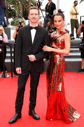 Michael Fassbender with wife Alicia Vikander at the premiere of the feature film Holy Spider Les nuits de Mashhad at the Festival de Cannes 2022 75 Cannes International Film Festival at the Palais des Festivals Cannes, 22 05 2022 Foto:xS.xGabschx xFuturexImage