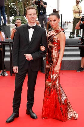 Michael Fassbender with wife Alicia Vikander at the premiere of the feature film Holy Spider Les nuits de Mashhad at the Festival de Cannes 2022 75 Cannes International Film Festival at the Palais des Festivals Cannes, 22 05 2022 Foto:xS.xGabschx xFuturexImage