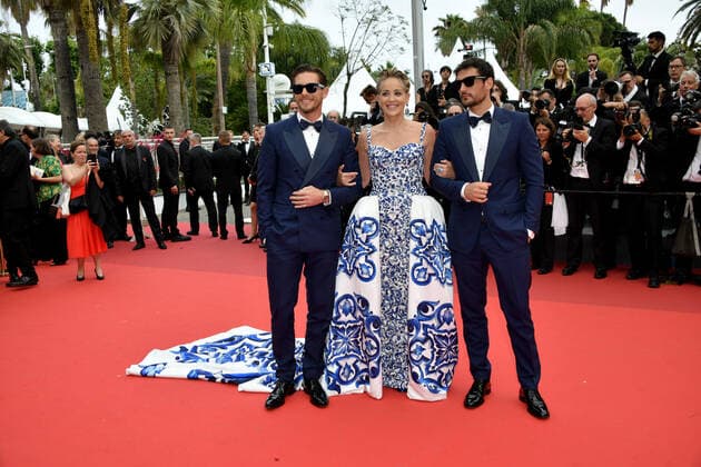 75th Cannes Film Festival 2022, Red Carpet Film Forever Young. Pictured Sharon Stone  Copyright: xSimonexComix xipa-agency.netx xVeneziax2020x