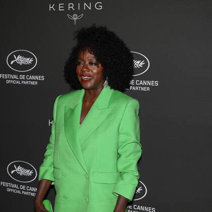 May 23, 2022, Cannes, Cote d Azur, France: American actress VIOLA DAVIS is the recepient of theKERING Women in Motion Awards 2022 during 75th annual Cannes Film Festival Cannes France - ZUMAc179 20220523_zep_c179_008 Copyright: xMickaelxChavetx