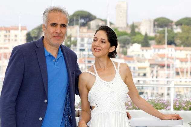 Mehdi Bajestani and Zar Amir Ebrahimi at the photocall for the feature film Holy Spider at the Festival de Cannes 2022 75 Cannes International Film Festival at the Palais des Festivals Cannes, 23 05 2022. Foto:xD.xBedrosianx xFuturexImage