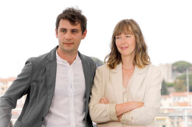 Simon Depardon and Marie Perennes at the photocall for the documentary Feminist Ripost Riposte fÃ ministe at the Festival de Cannes 2022 75 Cannes International Film Festival at the Palais des Festivals Cannes, 23 05 2022. Foto:xD.xBedrosianx xFuturexImage
