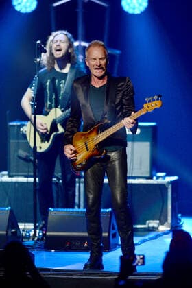 HOLLYWOOD, FLORIDA - MAY 22: Sting performs live on stage at Hard Rock Event Center at the Seminole Hard Rock Hotel & Casino on May 22, 2022 in Hollywood, Florida. Copyright: xmpi10 MediaPunchx