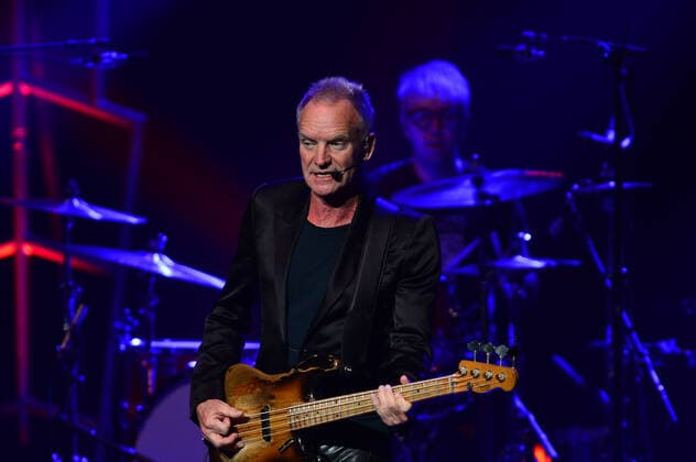 HOLLYWOOD, FLORIDA - MAY 22: Sting performs live on stage at Hard Rock Event Center at the Seminole Hard Rock Hotel & Casino on May 22, 2022 in Hollywood, Florida. Copyright: xmpi10 MediaPunchx