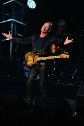 HOLLYWOOD, FLORIDA - MAY 22: Sting performs live on stage at Hard Rock Event Center at the Seminole Hard Rock Hotel & Casino on May 22, 2022 in Hollywood, Florida. Copyright: xmpi10 MediaPunchx