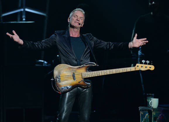 HOLLYWOOD FL - MAY 22: Sting performs during the My Songs Tour at Hard Rock Live held at the Seminole Hard Rock Hotel & Casino on May 22, 2022 in Hollywood, Florida. Copyright: xmpi04x
