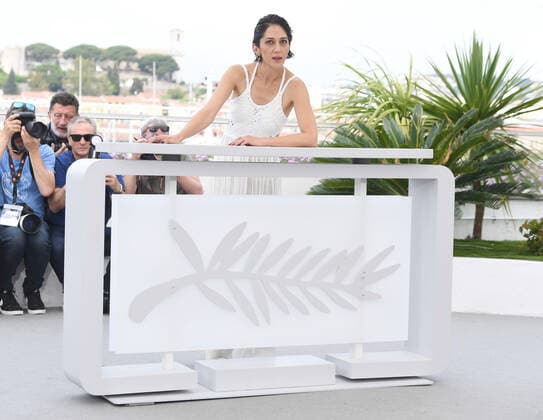 Iranian actress Zar Amir Ebrahimi attends the photo call for Holy Spider at Palais des Festivals at the 75th Cannes Film Festival, France on Monday, May 23, 2022.  CAN20220523106 RUNExHELLESTAD