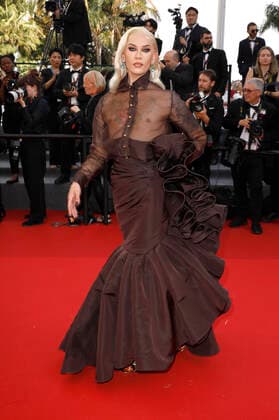 Miss Fame at the premiere of the feature film Decision to Leave Heojil kyolshim at the Festival de Cannes 2022 75 Cannes International Film Festival at the Palais des Festivals Cannes, 23 05 2022. Foto:xS.xGabschx xFuturexImage
