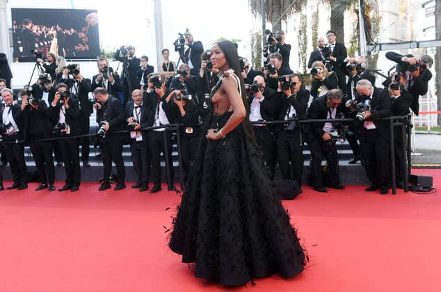 British actress Naomi Campbell attends the premiere of Decision To Leave at Palais des Festivals at the 75th Cannes Film Festival, France on Monday, May 23, 2022.  CAN20220523163 RUNExHELLESTAD