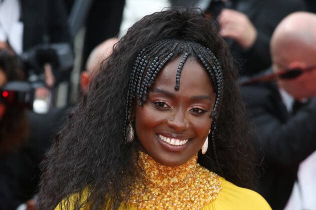 75eme Festival International du Film de Cannes. Montee des marches du film Decision to leave . 75th Cannes Film Festival. Red carpet of the film Decision to leave . Aissa Maiga. 280659 2022-05-23 Cannes France  Copyright: xIsabellexVautierx xStarfacex STAR_280659_016