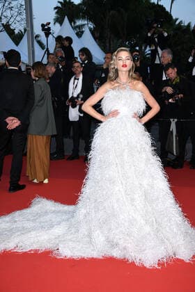 75th Cannes Film Festival 2022, Red Carpet Film Crimes Of The Future. Pictured Nadia Tereszkiewcz  Copyright: xSimonexComix xipa-agency.netx xVeneziax2020x