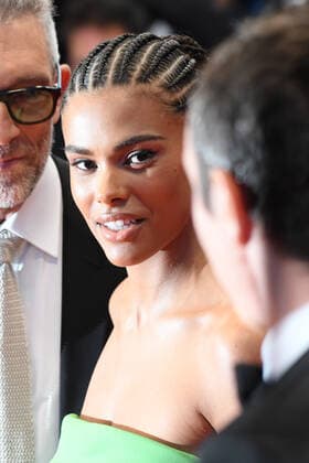 75th Cannes Film Festival 2022, red carpet Crimes Of The Future Pictured: Tina Kunakey, Vincent Cassel  Copyright: xManuelexMangiarottix xipa-agencyx xVeneziax2020x