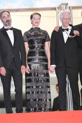 75th Cannes Film Festival 2022, red carpet Crimes Of The Future Pictured: LÃ a Seydoux  Copyright: xManuelexMangiarottix xipa-agencyx xVeneziax2020x