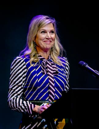 Königin Maxima der Niederlande bei König Willem I Preisverleihung in Amsterdam 23-05-2022 Groningen Queen Maxima at the announcement of the prize winners of the King Willem I prizes 2022 in the Forum in Groningen. Â  Copyright: xPPEx