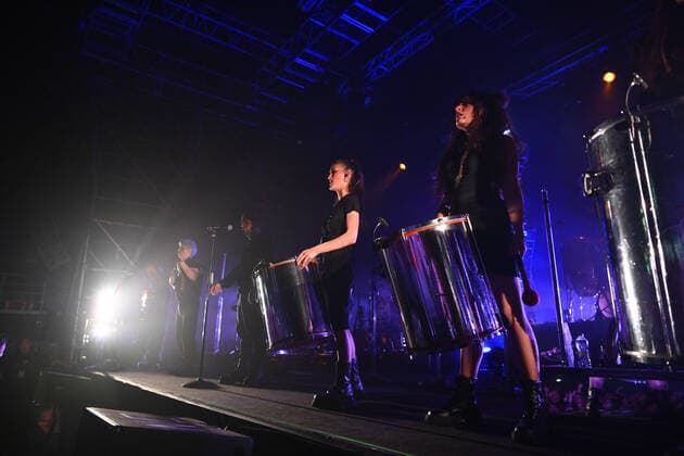 Lavinia Mancusi, Simona Sciacca and Gioia Persichetti during the Concert of Mannarino Live 2022 at Atlantico on 23th May, 2022 in Rome, Italy.  Copyright: xDomenicoxCippitellix xipa-agencyx 1012234099st