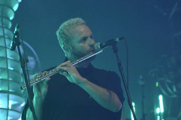 Simone Alessandrini during the Concert of Mannarino Live 2022 at Atlantico on 23th May, 2022 in Rome, Italy.  Copyright: xDomenicoxCippitellix xipa-agencyx 1012234117st