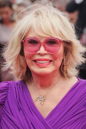 Amanda Lear at the Red Carpet of Les Amandiers, on the occasion of the Festival de Cannes 2022 international film festival, Palais de Festival
