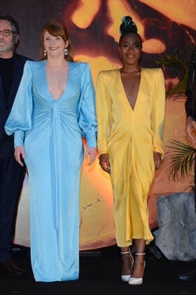 Jurassic World: Dominion Film Premiere MEXICO CITY, MEXICO - MAY 23, 2022: (L-R) Bryce Dallas Howard, DeWanda Wise attend at red carpet of film premiere of the Jurassic World: Dominion at Cinepolis Oasis Coyoacan. On May 23, 2022 in Mexico City, Mexico. (Photo by Jorge Gonzalez Eyepix Group) Copyright: xJorgexGonzalez xEyepixxGroupx EYEPIX_JG_23052022_65758