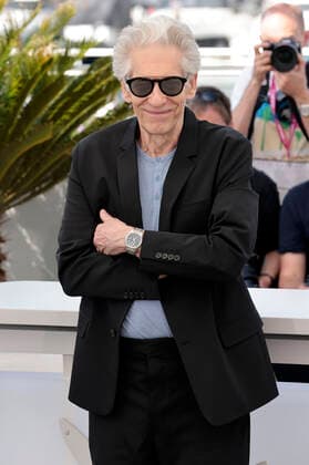 David Cronenberg at the photocall for the feature film Crimes of the Future at the Festival de Cannes 2022 75 Cannes International Film Festival at the Palais des Festivals Cannes, 24 05 2022. Foto:xS.xGabschx xFuturexImage