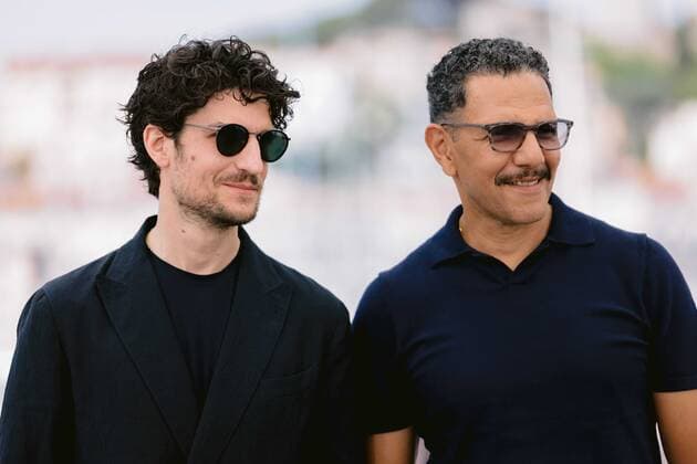 75eme Festival International du Film de Cannes. Photocall du film L innocent 280711 0000-00-00 Paris France Garrel, Louis; Zem, Roschdy  Copyright: xTerencexBaelenx STAR_280711_020