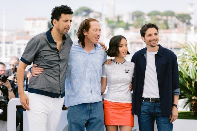 75eme Festival International du Film de Cannes. Photocall du film Nos frangins . 75eme Festival International du Film de Cannes. 280699 0000-00-00 Paris France Kateb, Reda; Personnaz, Raphael; Khoudri, Lyna  Copyright: xTerencexBaelenx STAR_280699_002