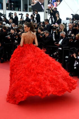 Cannes 2022 - 75Â° Festival Internazionale del cinema, Ottava Serata - Red Carpet del Film L™Innocent (The Innocent) Nella foto: Izabel Goulart  Copyright: xAlbertoxTerenghix xipa-agency.nex xVenezia2020x