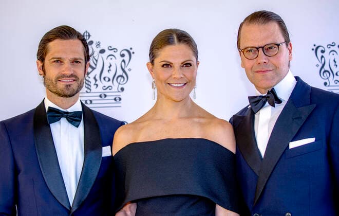 Bilder des Jahres 2022, Entertainment 05 Mai Entertainment Themen der Woche KW21 Entertainment Bilder des Tages 24-05-2022 Sweden Princess Victoria and Prince Daniel and Prince Carl Philip arriving for the Polar Music Prize ceremony at the Grand hotel in Stockholm. Â  Copyright: xPPEx