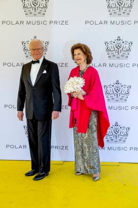 24-05-2022 Sweden King Carl Gustaf and Queen Silvia arriving for the Polar Music Prize ceremony at the Grand hotel in Stockholm. Â  Copyright: xPPEx