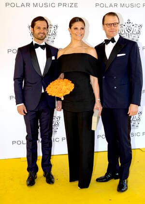 24-05-2022 Sweden Princess Victoria and Prince Daniel and Prince Carl Philip arriving for the Polar Music Prize ceremony at the Grand hotel in Stockholm. Â  Copyright: xPPEx