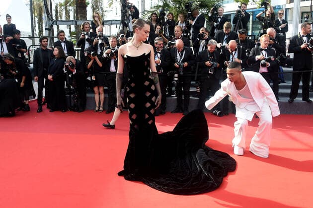 Cannes 2022 - 75Â° Festival Internazionale del cinema, Ottava Serata - Red Carpet del Film L™Innocent (The Innocent). Nella foto Coco Rocha  Copyright: xAlbertoxTerenghix xipa-agency.nex xVenezia2020x