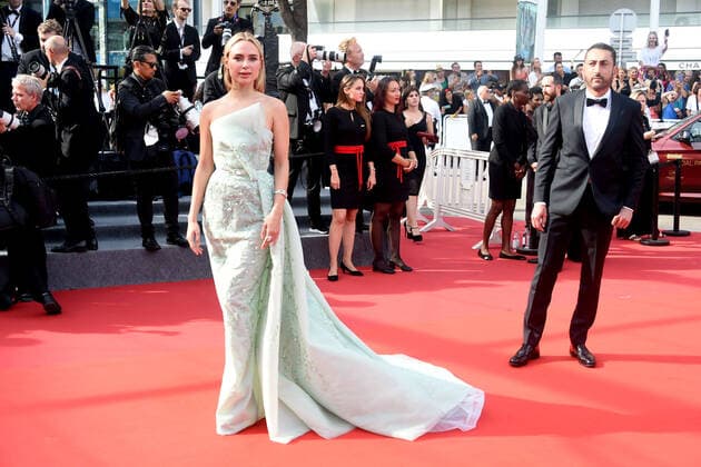 Cannes 2022 - 75Â° Festival Internazionale del cinema, Ottava Serata - Red Carpet del Film L™Innocent (The Innocent). Nella foto Kimberley Garner  Copyright: xAlbertoxTerenghix xipa-agency.nex xVenezia2020x