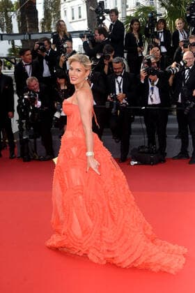 Cannes 2022 - 75Â° Festival Internazionale del cinema, Ottava Serata - Red Carpet del Film L™Innocent (The Innocent). Nella foto Hofit Golan  Copyright: xAlbertoxTerenghix xipa-agency.nex xVenezia2020x