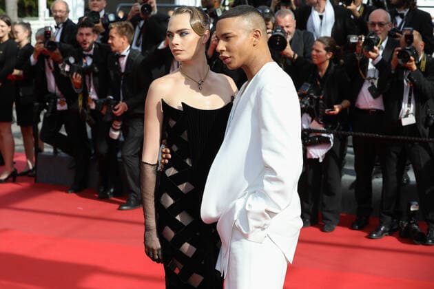 May 24, 2022, Cannes, Cote d Azur, France: CARA DELEVINGNE and OLIVIER ROUSTEING attend the 75th Anniversary Ceremony during 75th annual Cannes Film Festival Cannes France - ZUMAc179 20220524_zep_c179_171 Copyright: xMickaelxChavetx