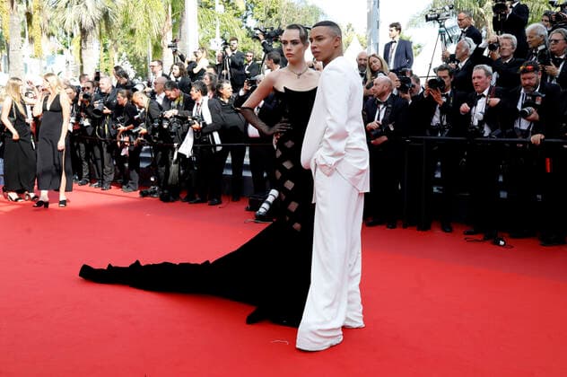 Cara Delevingne and Olivier Rousteing at the premiere of the feature film The Innocent L Innocent at the Festival de Cannes 2022 75 Cannes International Film Festival at the Palais des Festivals Cannes, 24 05 2022. Foto:xD.xBedrosianx xFuturexImage