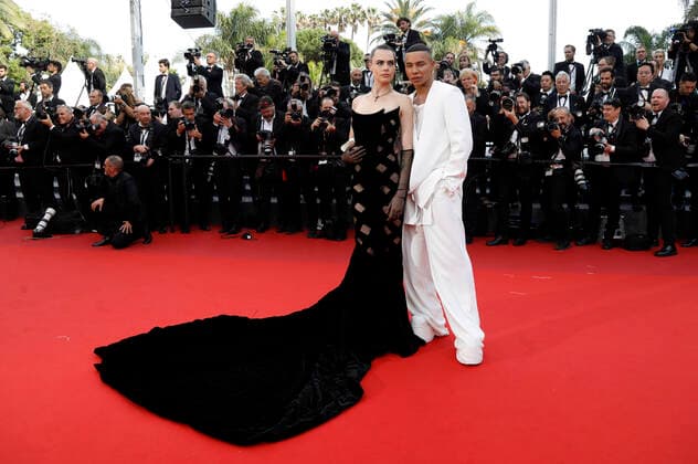 Cara Delevingne and Olivier Rousteing at the premiere of the feature film The Innocent L Innocent at the Festival de Cannes 2022 75 Cannes International Film Festival at the Palais des Festivals Cannes, 24 05 2022. Foto:xD.xBedrosianx xFuturexImage