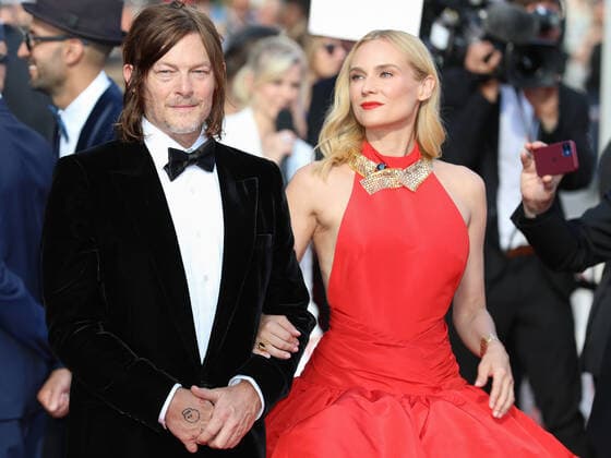May 25, 2022, Cannes, Cote d Azur, France: NORMAN REEDUS and DIANE KRUGER attend the 75th Anniversary Ceremony during 75th annual Cannes Film Festival Cannes France - ZUMAc179 20220525_zep_c179_013 Copyright: xMickaelxChavetx