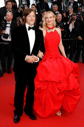 Norman Reedus and Diane Kruger at the premiere of the feature film The Innocent L Innocent at the Festival de Cannes 2022 75 Cannes International Film Festival at the Palais des Festivals Cannes, 24 05 2022. Foto:xS.xGabschx xFuturexImage