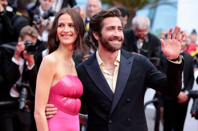 Jake Gyllenhaal with girlfriend Jeanne Cadieu at the premiere of the feature film The Innocent L Innocent at the Festival de Cannes 2022 75 Cannes International Film Festival at the Palais des Festivals Cannes, 24 05 2022. Foto:xS.xGabschx xFuturexImage
