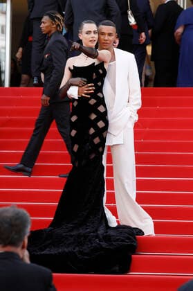 Cara Delevingne and Olivier Rousteing at the premiere of the feature film The Innocent L Innocent at the Festival de Cannes 2022 75 Cannes International Film Festival at the Palais des Festivals Cannes, 24 05 2022. Foto:xD.xBedrosianx xFuturexImage